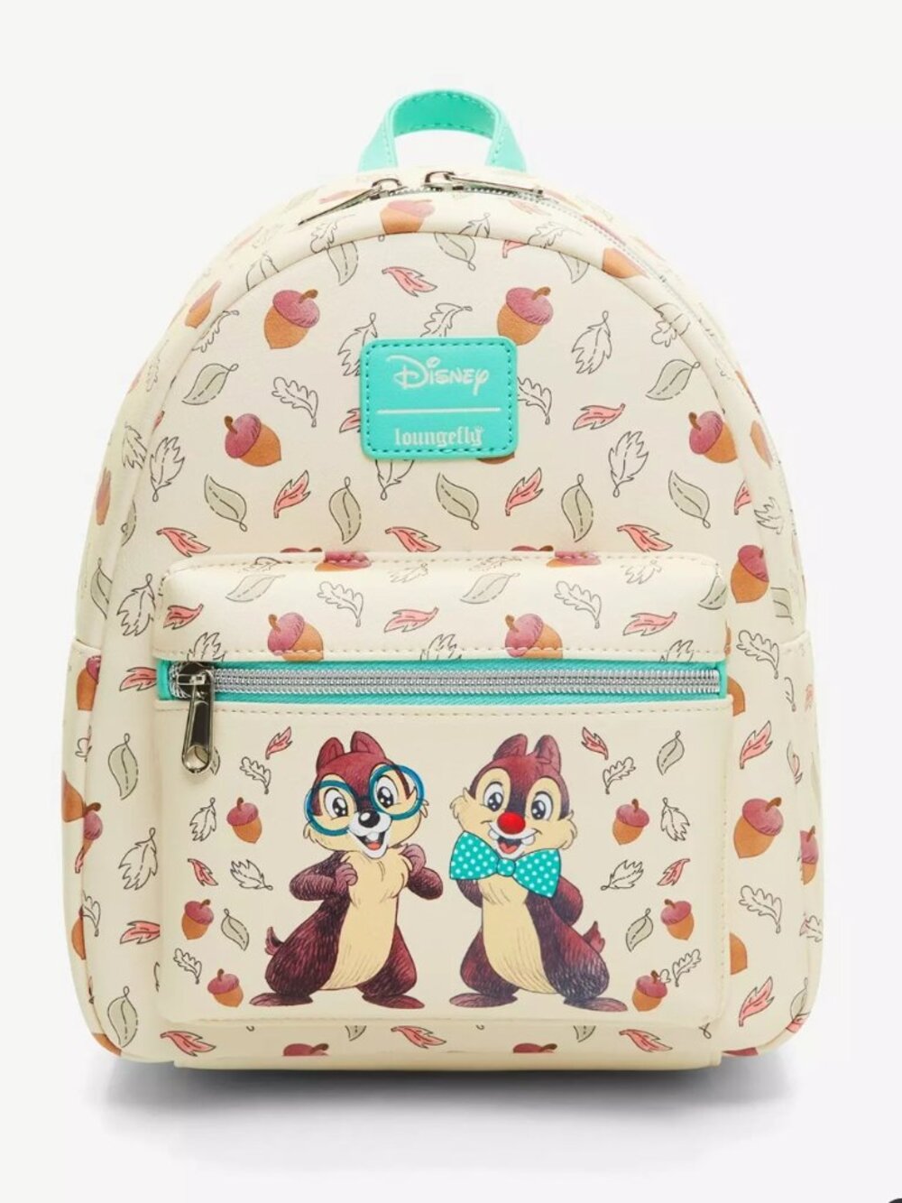 Chip and Dale Dapper Bow tie Loungefly Mini Backpack